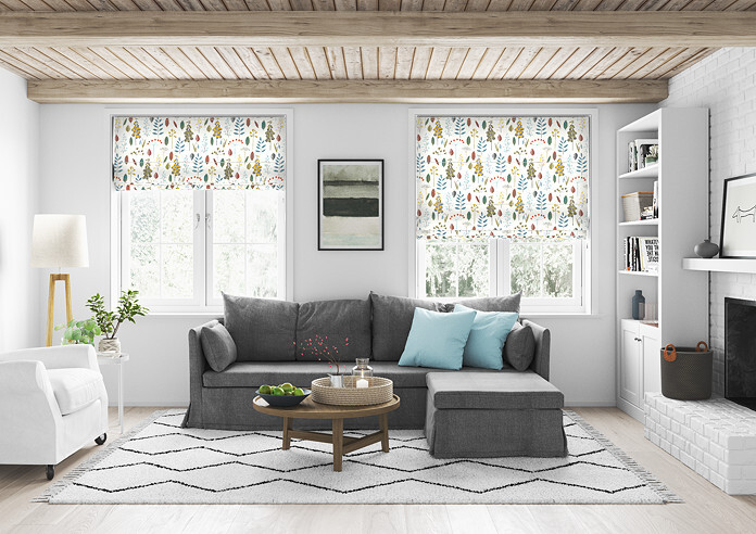 Amala, Teal - Roman Blind - Image 5